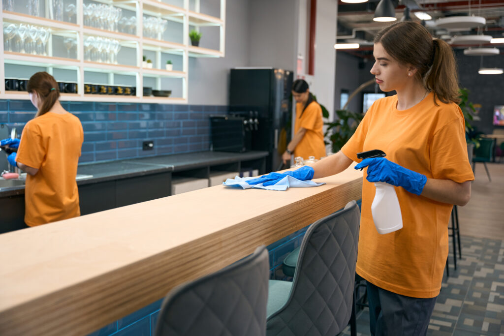 deep clean - commercial cleaners at work - kent commercial cleaners
